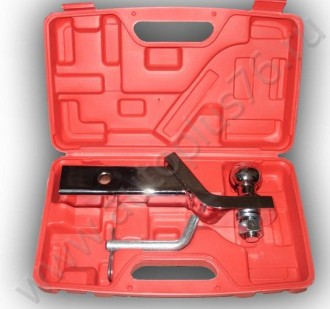 Кронштейн фаркопа 50мм ХРОМ, понижение 5 см (2 дюйма) шар а