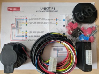 Новинка! Блок согласования UniKIT F1 (без парктроника), длина 1.9 м, 7 pin. 