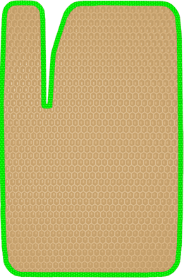 Комплект передние + задние + перегородка