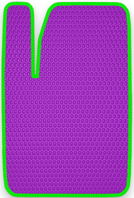 Комплект из 2-х ковров на передние сидения