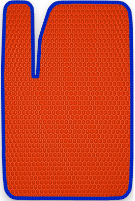 Комплект из 2-х ковров на передние сидения