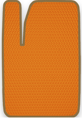 Комплект из 2-х ковров на передние сидения