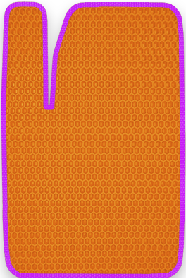 Комплект из 2-х ковров на передние сидения