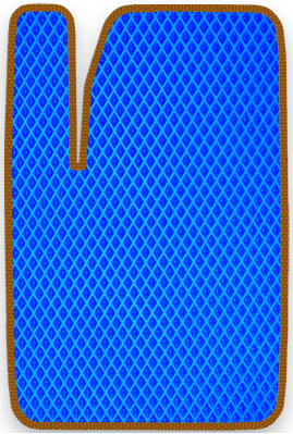 Комплект из 2-х ковров на передние сидения