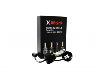 Светодиодная Лампа X-BRIGHT S2 CSP HB3 (9005) 5000 K. 12V Световой поток 2000Lm (Комп. 2 шт.)