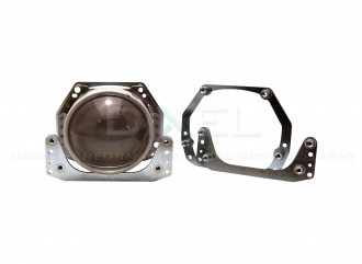 Переходная рамка Toyota RAV4 рест, 15-19 г.в, Ближний свет LED под Модуль Hella 3/3R/5R (Кт, 2 шт.)