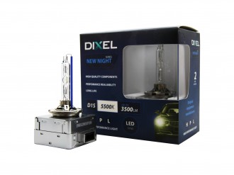 Ксеноновые лампы DIXEL HPL NEW NIGHT D1S 5500K 3300Lm КТ-2 шт.