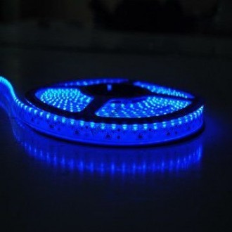 Светодиодная  влагозащищенная бокового свечения,335-Синяя,60LEDs/M,6W/m,IP-68, 12V DC, 5M- бобина