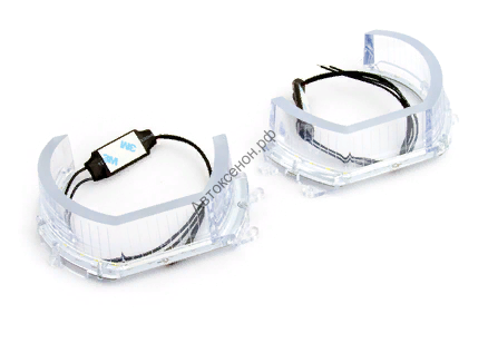 Светодиодные 3D ангельские глазки MTF light, 12В, 2.2Вт, 7000К, 260лм, компл. (11206649/110518/00126